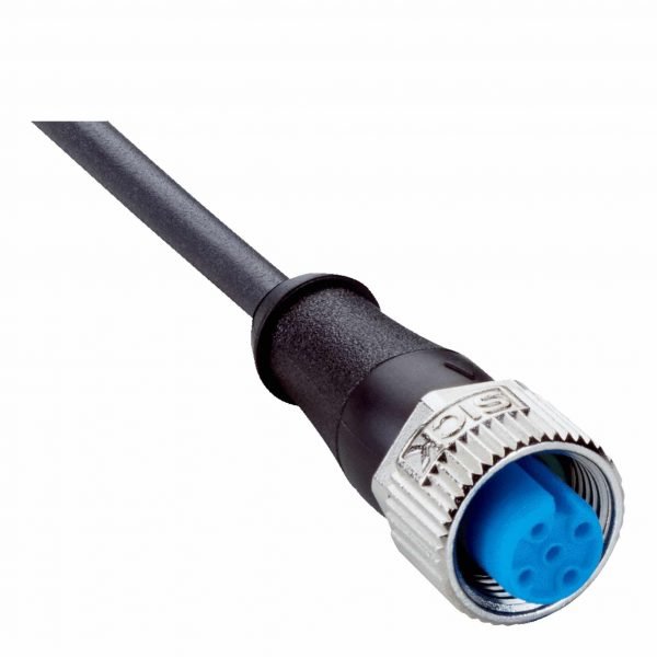 SICK YF2A14-020UB3XLEAX Sensor/ Actuator Cable, PUR, Unshielded, Female Connector, M12, 4 Pin, Straight, A-coded, Flying Leads, 2M (2095607)